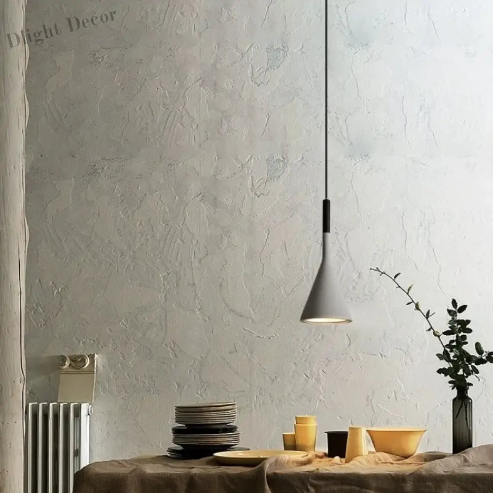 Nordic Modern Cement Pendant Lamp - Contemporary Lighting For Bedrooms Restaurants And More Lights