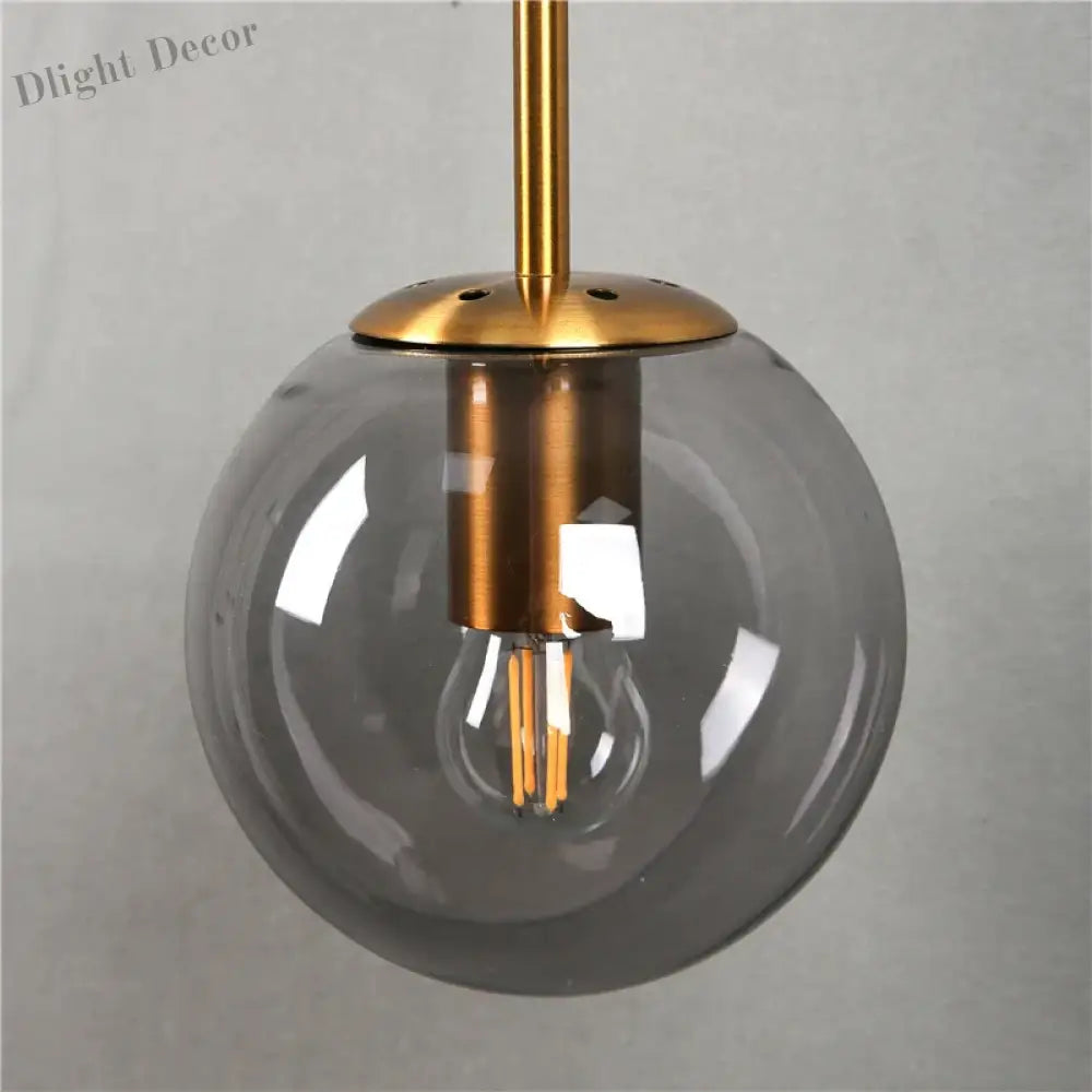 Nordic Modern Vintage Wall Lamps - Led Glass Ball Mirror Beside Bedroom Light For Living Room