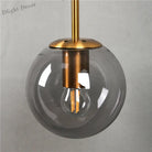 Nordic Modern Vintage Wall Lamps - Led Glass Ball Mirror Beside Bedroom Light For Living Room