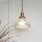 Nordic Style Copper Pendant Light Fixtures - Modern Glass Hanging Lamp For Kitchen Dining And