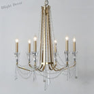 Nordic Style Crystal Chandelier Lighting - Elegance For Your Living Room Ceiling With French