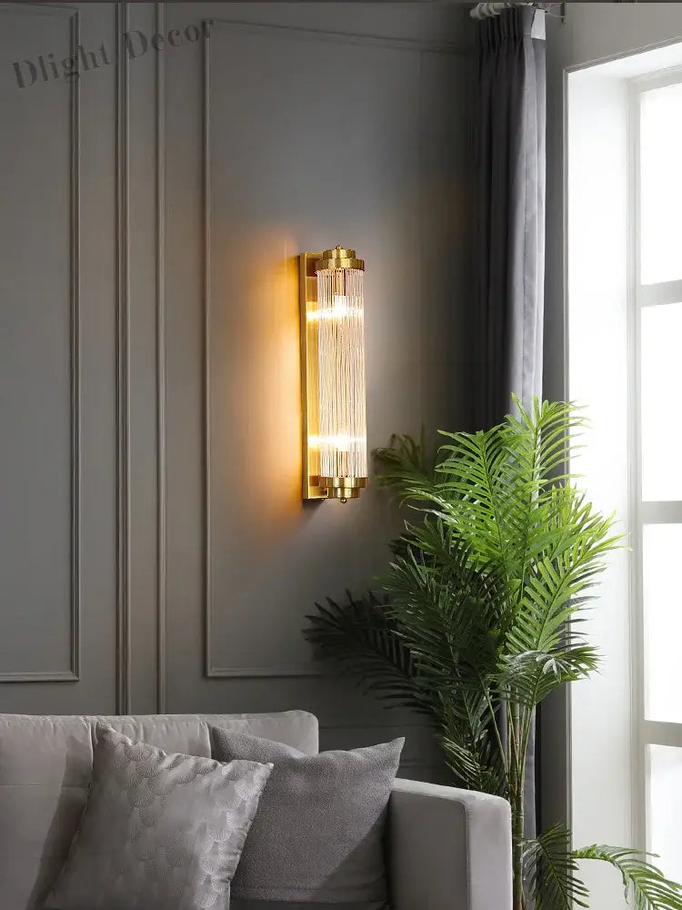 Olivia - Luxury Wall Lamp Golden And Black Bedside Modern Led Wall Lamp