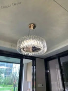 Olivia’s Art Deco Crystal Glass Led Chandelier Chandelier