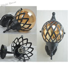 Outdoor Wall Lamp - Retro Design Waterproof Ideal For Balconies Gardens Villas And Exterior Decor