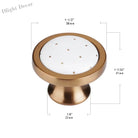 Pearl White Ceramic Cabinet Handles – Elegant Knobs for Wardrobes Drawers and Kitchen Furniture 257 Handles
