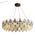 Petal - Shaped Ceiling Chandelier - A Unique Bedroom And Living Room Lighting Fixture Chandelier