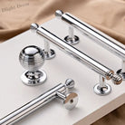 Polished Brass Cabinet Handles – PVD Gold and Chrome Wardrobe Knobs and Drawer Pulls Handles