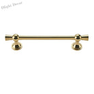 Polished Gold and Silver T-Bar Cabinet Handles – Modern Drawer and Wardrobe Pulls (55mm-220mm) Handles