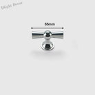 Polished Gold and Silver T-Bar Cabinet Handles – Modern Drawer and Wardrobe Pulls (55mm-220mm) TB2036-055PS Handles