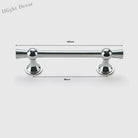 Polished Gold and Silver T-Bar Cabinet Handles – Modern Drawer and Wardrobe Pulls (55mm-220mm) TB2036-140PS Handles