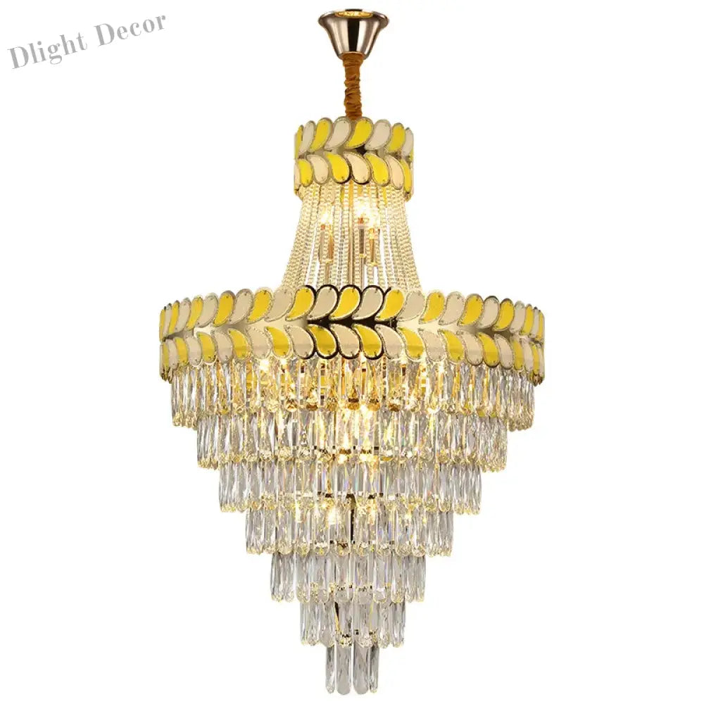 Postmodern Crystal Chandelier - Elegance For Living Rooms Villa Halls Duplex Stairwells And Middle