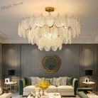 Postmodern Glass Chandelier - Elegant Lighting For Living Rooms Bedrooms Dining And Model Spaces