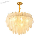 Postmodern Light Luxury Crystal Chandelier - Nordic Minimalist Elegance For Living Rooms Bedrooms