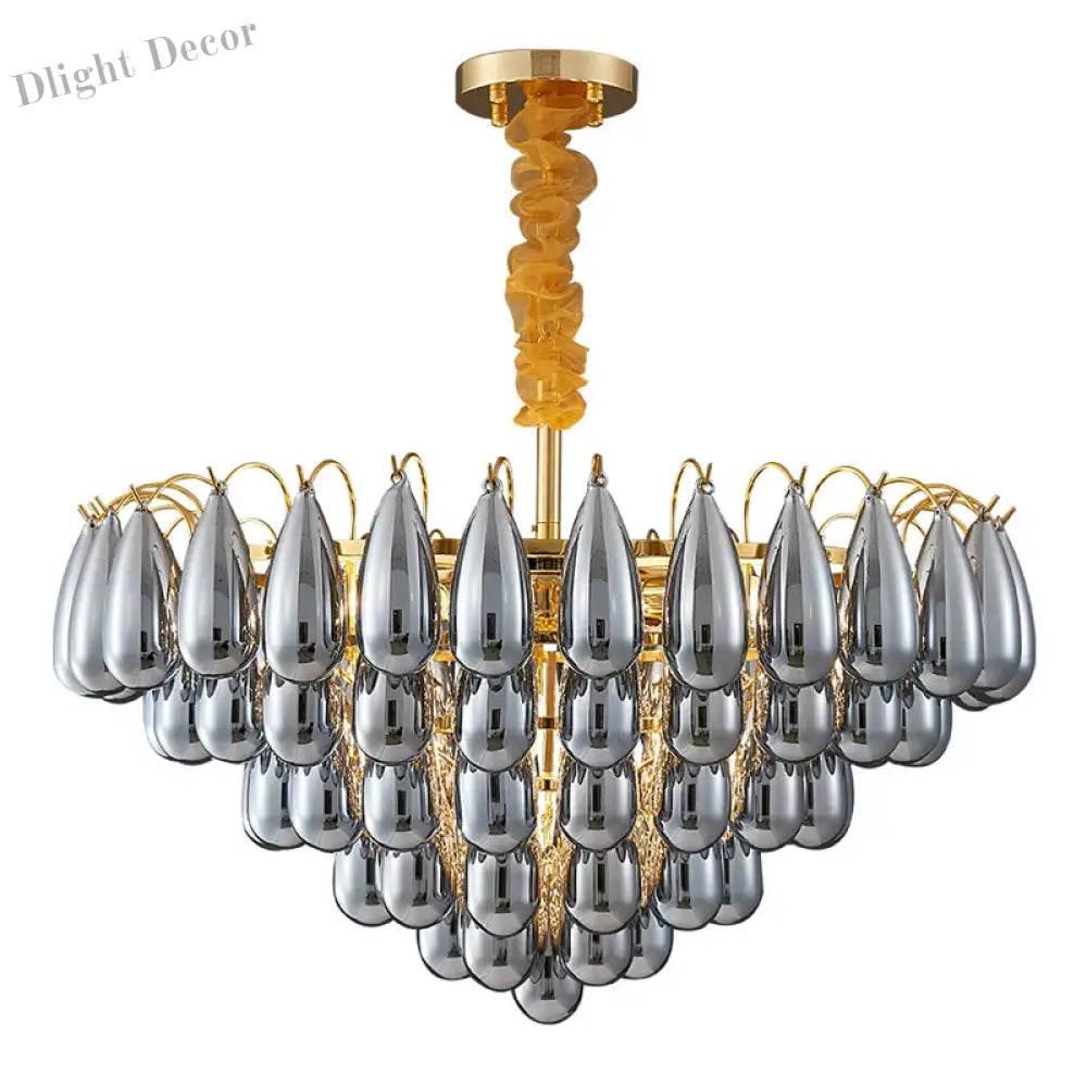 Postmodern Stainless Steel Round Led Chandelier - Designer Lighting Fixture For Dining Rooms