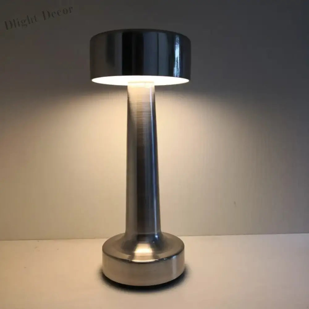 Rechargeable Led Table Lamp - Touch Sensor Night Light For Bedroom Hotel And Restaurant Decoration