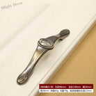 Retro Bronze Cabinet Handles - Antique Metal Kitchen Door Pulls and Wardrobe Knobs 128mm 2806-96mm Handles
