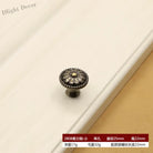Retro Bronze Cabinet Handles - Antique Metal Kitchen Door Pulls and Wardrobe Knobs 128mm 2808-Small Handles