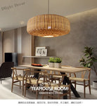 Retro Handmade Rattan Pendant Lights - Chinese - Inspired Vintage Lighting For Dining Rooms
