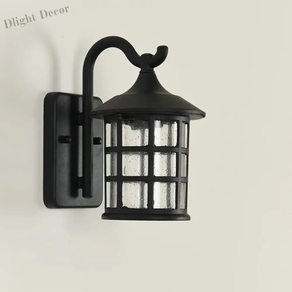 Retro Outdoor Waterproof Wall Light - American Style For Corridors Balconies And Gardens Modern