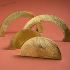 Round Brass Cabinet Handles and Knobs – Handmade Knurled Wardrobe Pulls