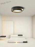 Round Ceiling Lamp - Modern Led Art Light Perfect For Studio Kitchen Bedroom Aisle Balcony And