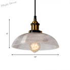 Sabelle’s Grid Glass Ceiling Light With Brass Bowl Shade - Industrial Elegance For Kitchens