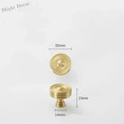 Satin Gold Furniture Handle – Solid Brass Cabinet Knobs and Drawer Pulls (50mm-358mm) knob Handles