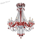 Scarlett’s Dazzling Red Crystal Chandelier