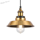 Sélène Barn Shade Metal Suspension Light - Industrial Style