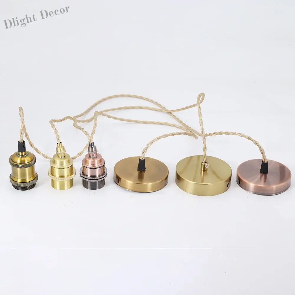 Sélène’s Aluminum Vintage E27 Lamp Holder For Home And Bar Pendant Lights