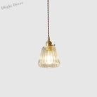 Serenity Industrial Pendant: Modern Tapered Glass For Warm Ambiance