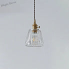 Serenity Industrial Pendant: Modern Tapered Glass For Warm Ambiance