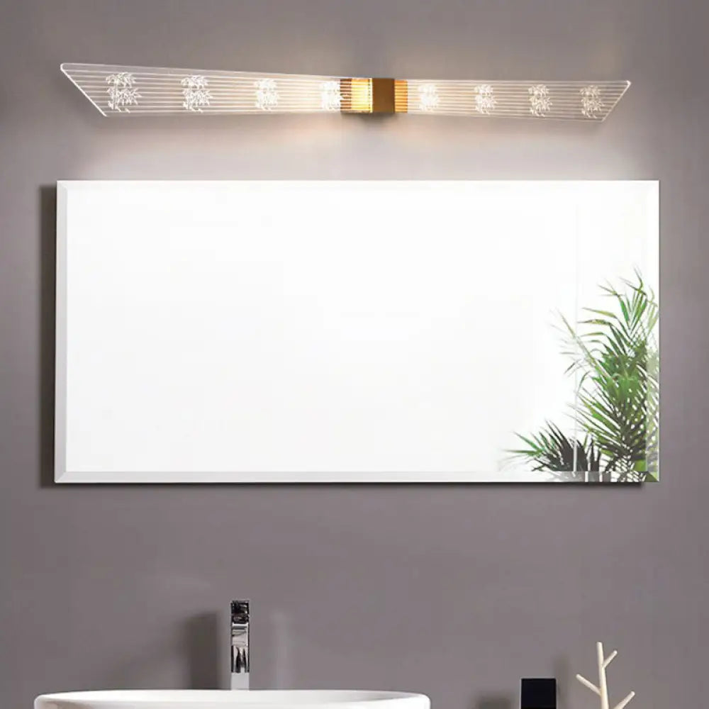 Sienna Modern Gold Led Vanity Sconce / Small A