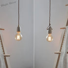 Single Head Ceramic Led Pendant Lamp Beside Industrial Loft Vintage Style Hanging Light Japanese