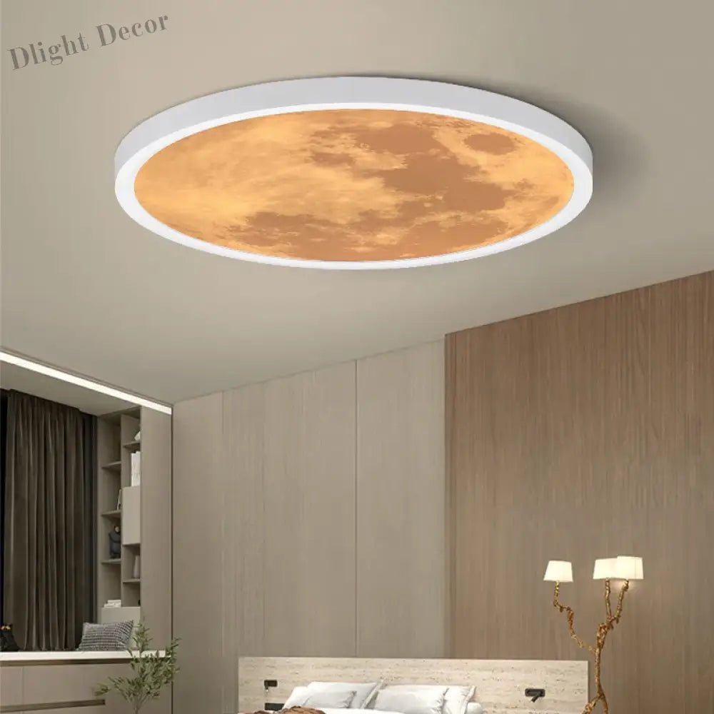 Sky Smart Lamps Led Ceiling Light Fixture - Moon Lights With App Remote Control Ideal For Living