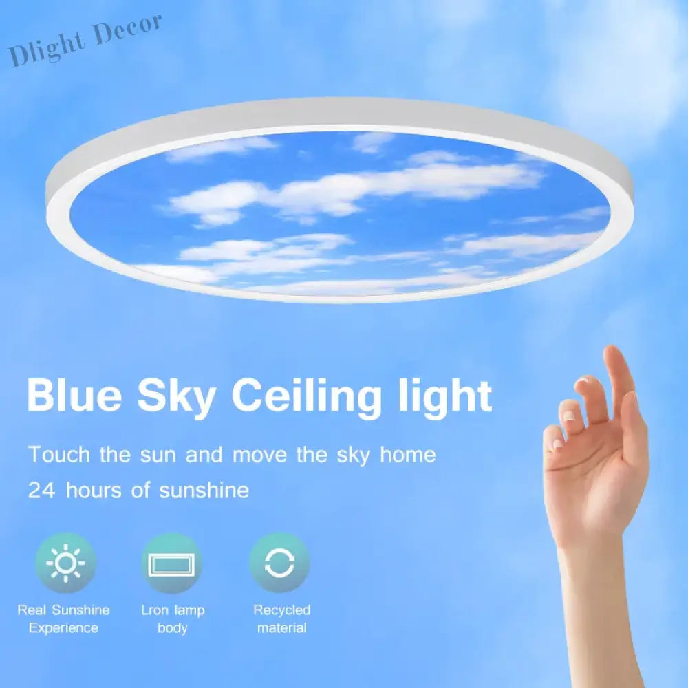 Sky Smart Lamps Led Ceiling Light Fixture - Moon Lights With App Remote Control Ideal For Living