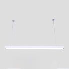 Sleek Acrylic Bar Led Pendant Light White / 23.5’