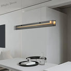 Sleek Led Pendant Lamp - Minimalist Elegance For Dining Kitchen Bar And Office Decor Lights