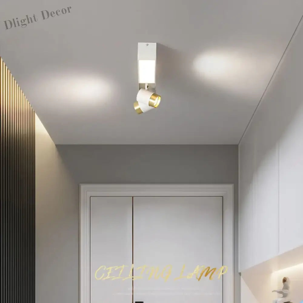 Sleek Led Rectangular Ceiling Lamp - Ideal For Study Dining Room Bedroom Corridor And Balcony