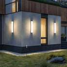 Sleek Stainless Steel Waterproof Led Long Wall Lamp - Modern Outdoor Lighting For Garden Villas And