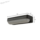 Sloane Modern Glow: Black Capsule Wall Sconce