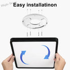 Smart Led Ceiling Lamp - 20 - Inch Ultra - Thin Lighting Fixture For Living Room Bedroom And