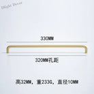 Solid Brass Cabinet Handles - Modern Golden Drawer Pulls for Dresser Wardrobe and Kitchen Cupboards Golden 320mm