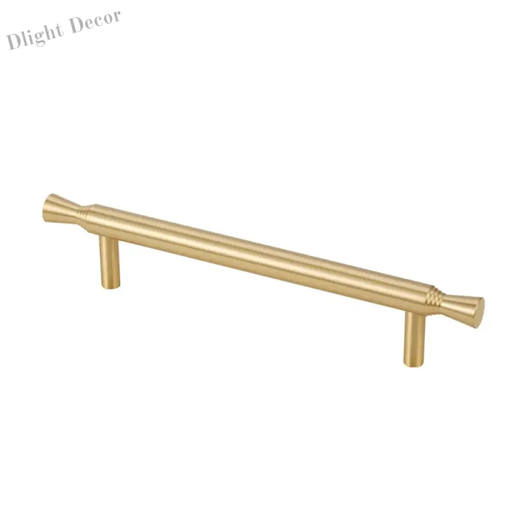 Solid Brass Kitchen Cabinet Handles – Modern Bar Pulls for Drawers and Wardrobes Handles