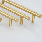Solid Brass Kitchen Cabinet Handles – Modern Bar Pulls for Drawers and Wardrobes Handles