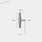 Solid Brass Knurled Cabinet Handles – Brushed Nickel Wardrobe Pulls and Textured Bar Knobs 80mm Handles