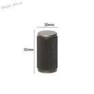 Solid Bronze Cabinet Handles – Antique Brass Wardrobe Bars and Drawer Pulls (20mm-500mm) 20mm diameter knob Handles