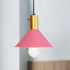 Sophia’s Modern Tapered Pendant Light Pink