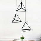 Sophia’s Sleek Black Led Pendant Ceiling Lamp For Stylish Restaurants Lights