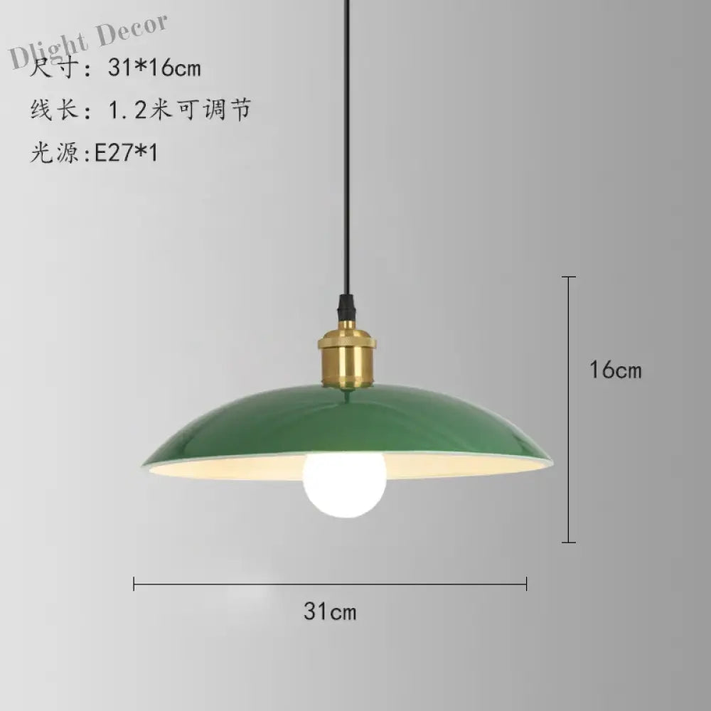 Sophie’s American Vintage Green Pendant Lights